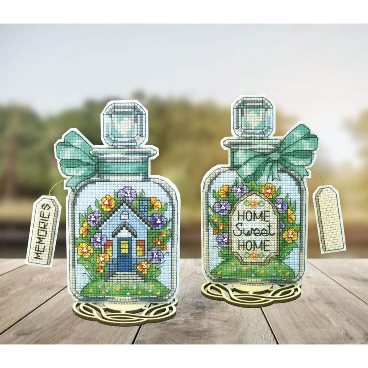 Crystal Art Plastic Canvas Counted Cross Stitch Kit Scent Of Life